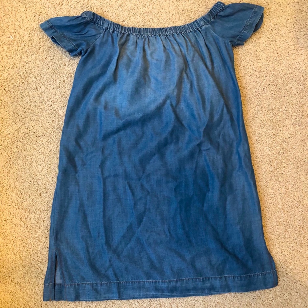 Jean strapless dress